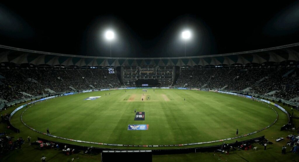Ekana Cricket Stadiums B Grounds night photos